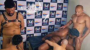 Ecstatic Brazilian Halloween Orgy