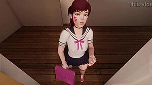 yo, check this 3d hentai school detention scene