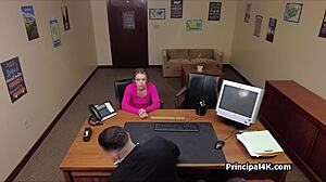 Soccer mom suckin dildo while gettin fucked on cam