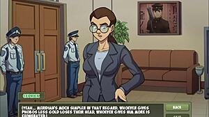 Does the guardian leader finally submit in witch hunter part 8?