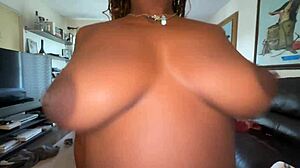 lucy hayz waters plants sensually in bedroom