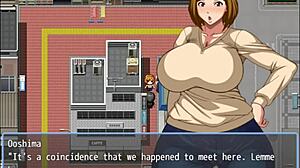 Hentai Game: Lonely Old Man Grabs Neighbor's Huge Ass in Unfaithful Routine Part 3