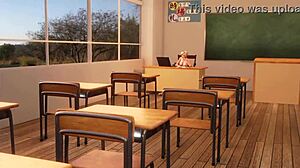 yo, check this 3d hentai school detention scene