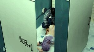 菲奥娜在狂野3D动漫场景中被抓到打盹