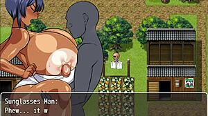 Tanned Girl Natsuki Feels Intense Pleasure In Hentai Game Ep 18 With Perverted Ghost