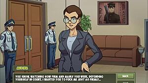 Does the guardian leader finally submit in witch hunter part 8?