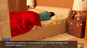 Redhead sucks and fucks in bondage mmf at work anime gameplay.