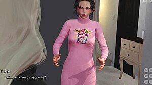 Teen Brunette Whore in 3D Cartoon Lover Gameplay Part 24