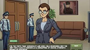 Does the guardian leader finally submit in witch hunter part 8?