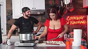 I'm Always Horny with Big Tits in Kitchen