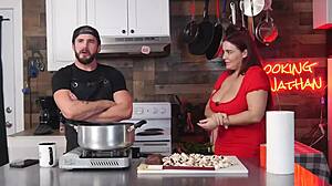 I'm Always Horny with Big Tits in Kitchen