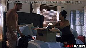 stepson bangs desperate milf stepmom dana vespoli. he wears stepdad's uniform for rough hardcore action.