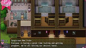 Bruxinha turns nymphomaniac and offers herself to the whole city in this hentai game part 9!