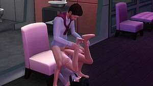 Sakura Bangs Everyone in Wild Bar Scene