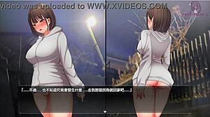 Night walk 5: exposing body in front of pole gets exciting 😏