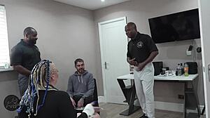 Cuckold Clubcuck BBC Gangbang After Chair Delivery