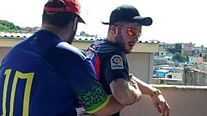 Remember that time we fucked the chubby guy outdoors on the slab?