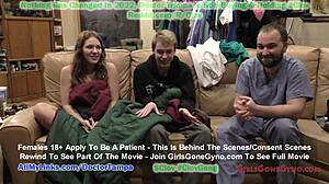 תפסתי את נובה מייבריק ההרה משחקת עם צעצועים במשרד הרופא. הייתי חייב לצפות בה מסיימת בגירלזגון!