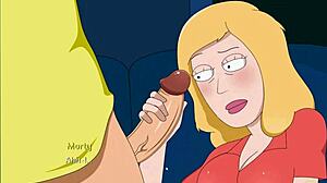 beth gives handjob in rick compilation?