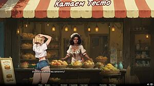 Hentai Gameplay Shows Huge Cock Fucking Small Tits Outdoors