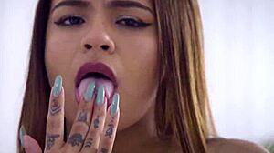 Petite latina Michy Perez with tight pussy