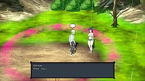 Playing the hentai game mad island for the third time