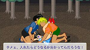 I explore monsters in Akane Town Record 3 anime hentai game.