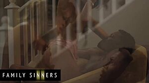 Petites salopes 18+ chatte dominée par beau-père quel facial de ouf !