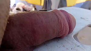 Dropping my cock & watching it bounce in slow motion