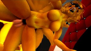 roxy foxy in cartoon anime style 😊