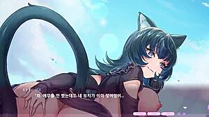 Kaiju Princess Neko in geile sensuele gevechten