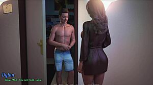 A wife and stepmother unwinding together