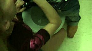 White teen fucked by two guys publicly