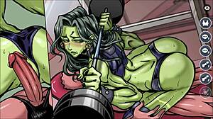 In the perverted game, Olivia, Zelda, and Kurama play in the sadomasochism sports club