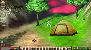 Playing the hentai game mad island for the third time