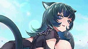 Kaiju Princess Neko Engages In Detailed Sensual Battles