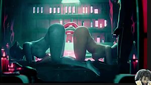 Horny Ass Juno And Tight Tits Ellie Get Fucked In Mass Effect Ass To Ass Action