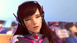 overwatch hentai plná akcie s parnými scénami.