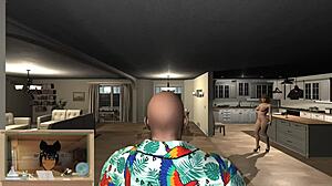 sex lady sonia covered in cum from 3d game