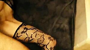 i used her rough in stockings, stretching every hole, milf with natural tits.