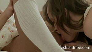 Intense Lesbian Fuck with Teens Demi and Angelica