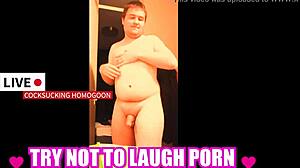 try not to laugh at this silly gay cocksucking video