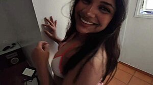 Naughty Indian Flashes and Takes Cock in Pussy