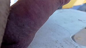 Dropping my cock & watching it bounce in slow motion