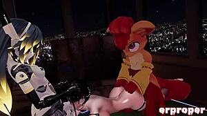 vrchat vulpix and trainer engage in explosive special training!