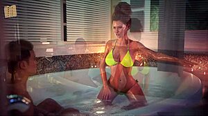 A wife and stepmother unwinding together