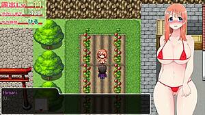 conseguindo um bikini vermelho sexy de uma outra garota - rural jk exhibitionist 2 - parte 2