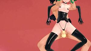 natsuki's sex compettition animation with deepthroat and squirting