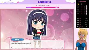 Cute Vtuber Lewdneko In Lewd Idol Project Play