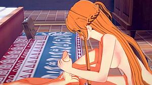 sao asuna has hard sex with kirito in uncensored hentai